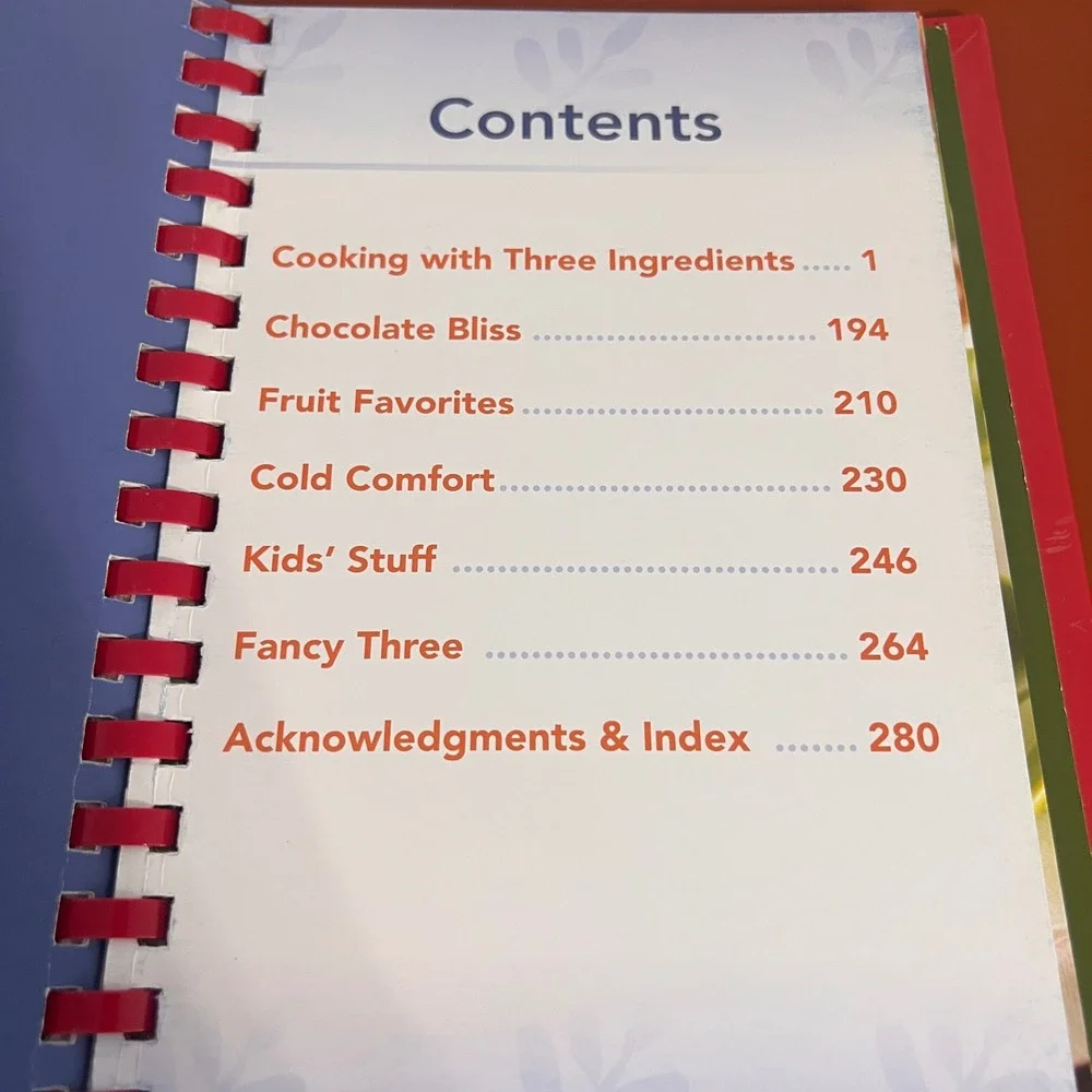 Favorite Brand Name 3 Ingredient Cookbook 3-in-1 Appetizer Dinner Dessert 2008